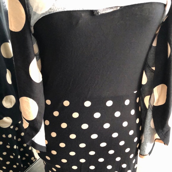 BNWOT Maeve Sleeveless MIDI Quality Dress with a Straight Skirt Cute with Spots - Picture 8 of 11